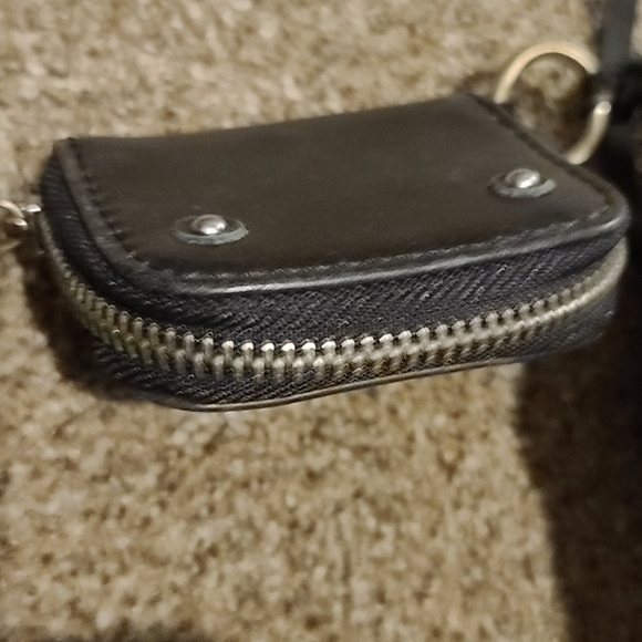 Auth. Bl. Leather Chloé bag